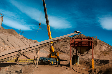 Construcción Playa dos Transporte Trituración